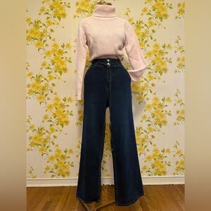 Vibrant dark blue Wide Leg Jeans size 5